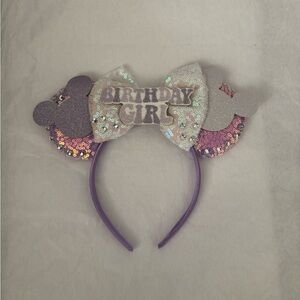 Disney BIRTHDAY girl ears headband